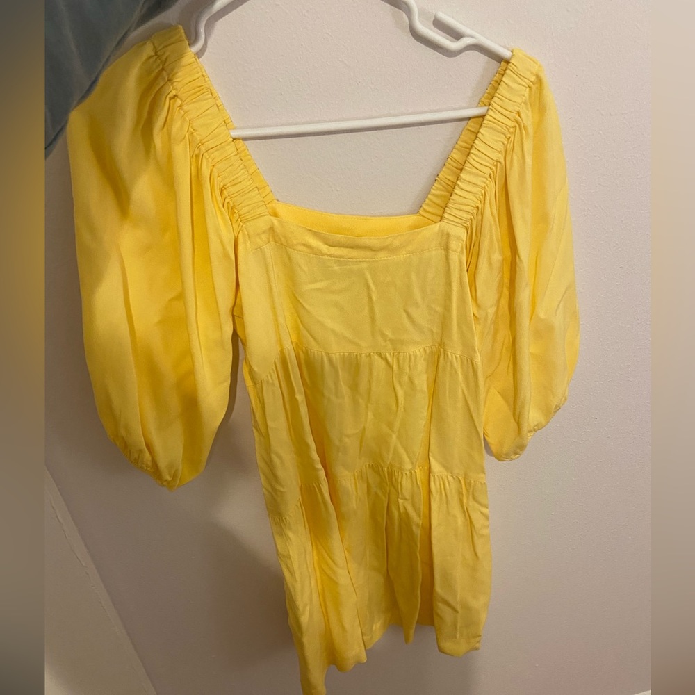 Puff sleeve sun dress